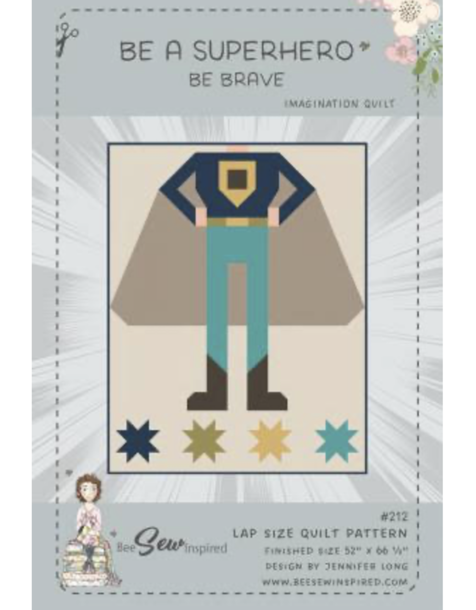 Sew a Story Be A Superhero - Be Brave - Quilt Pattern