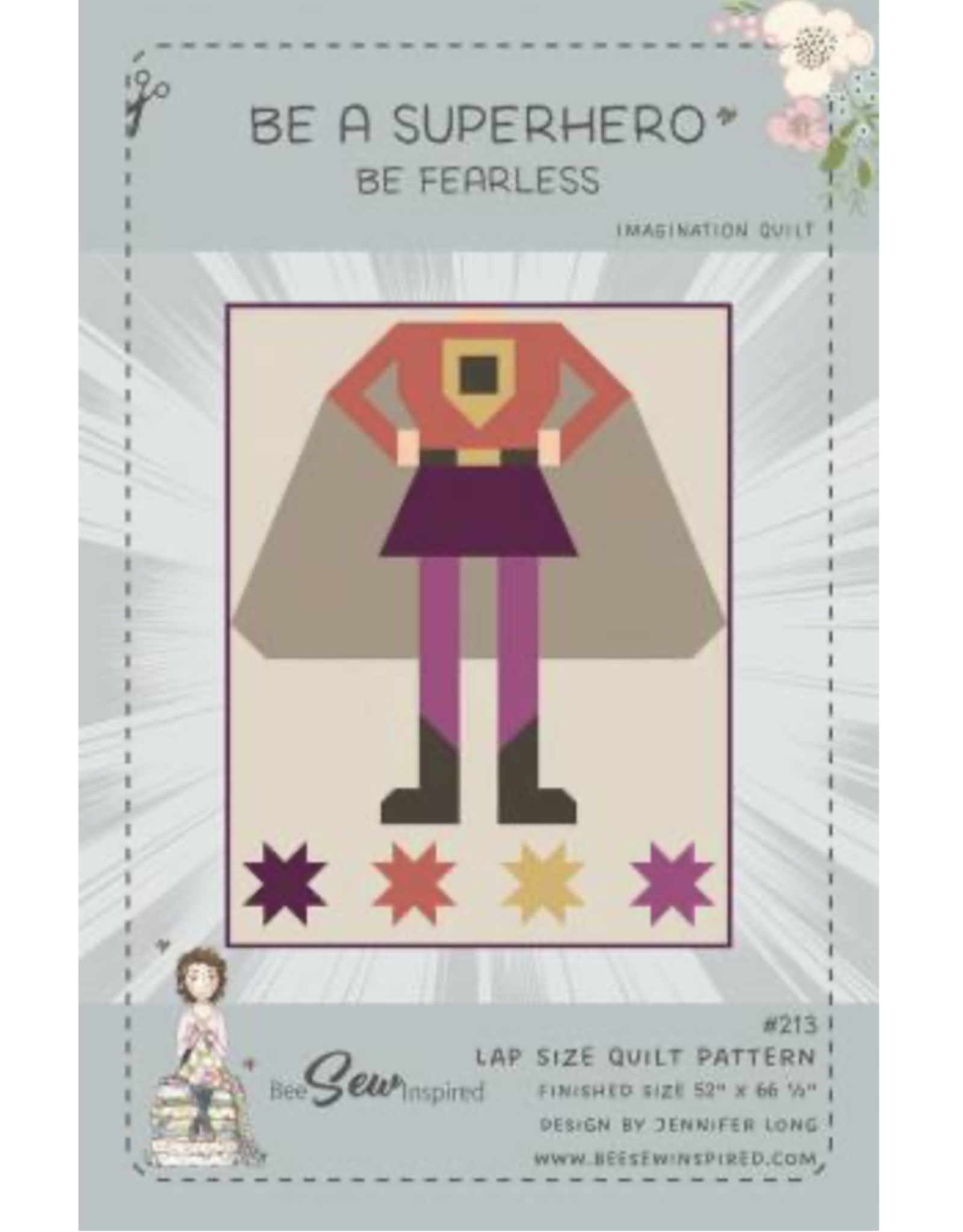 Sew a Story Be A Superhero - Be Fearless - Quilt Pattern