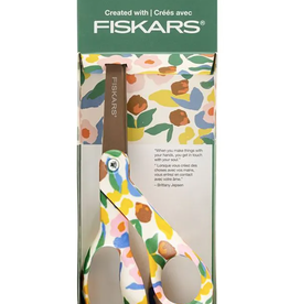 Fiskars Jepson Premier Bent Deco Titanium Scissors 8"