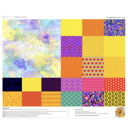 Lewis & Irene The Flower Collection-Sunflower  Panel DB12