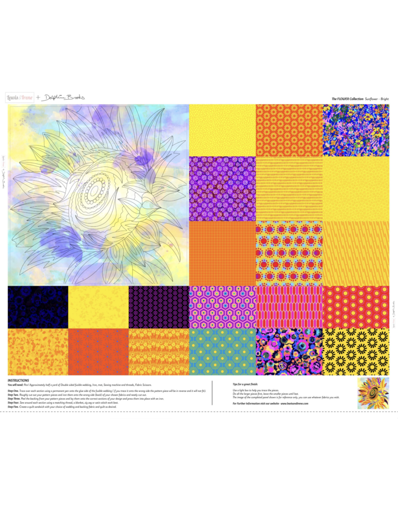 Lewis & Irene The Flower Collection-Sunflower DB12