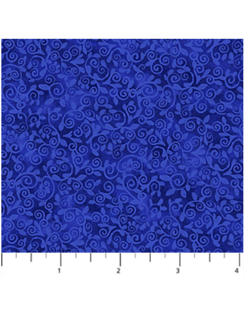 Northcott Autumn Gathering Scroll -Blue  DP26941-44