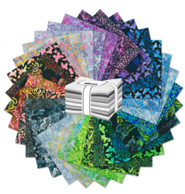 Robert Kaufman Butterfly Habitat Jelly Roll--32 pcs