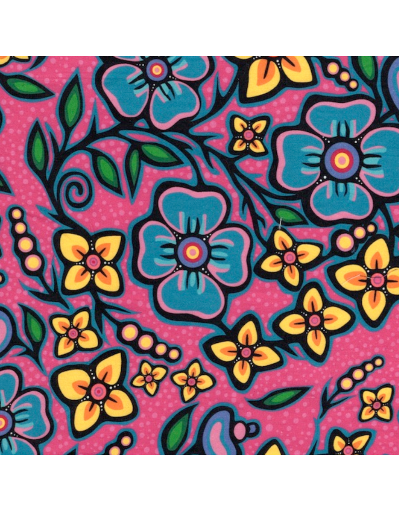 Ojibway Florals by Jackie Traverse-Rose JT-OF01-ROSE