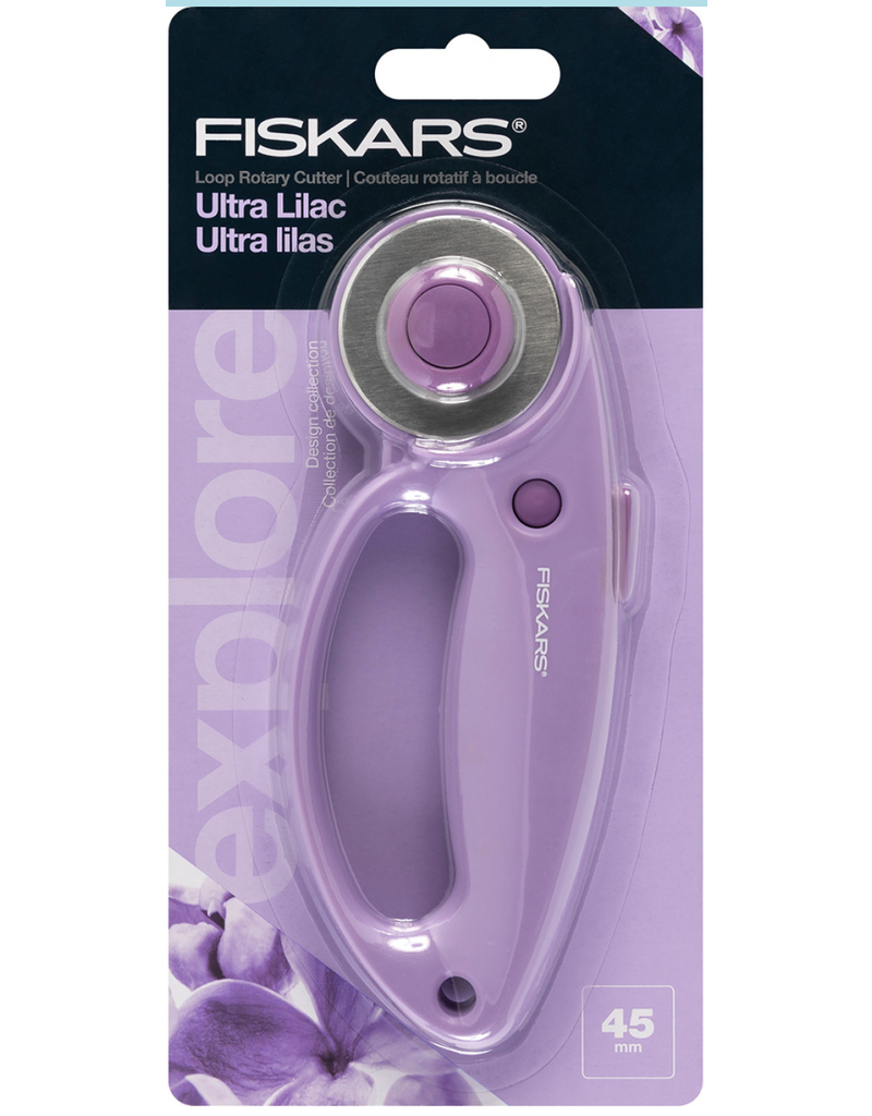 Fiskars Loop Rotary Cutter 45mm Ultra Lilac