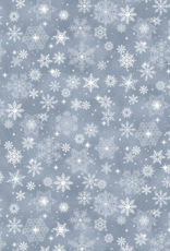 Marcus Fabrics Bentley's Snowflakes -- Small Snowflakes Blue