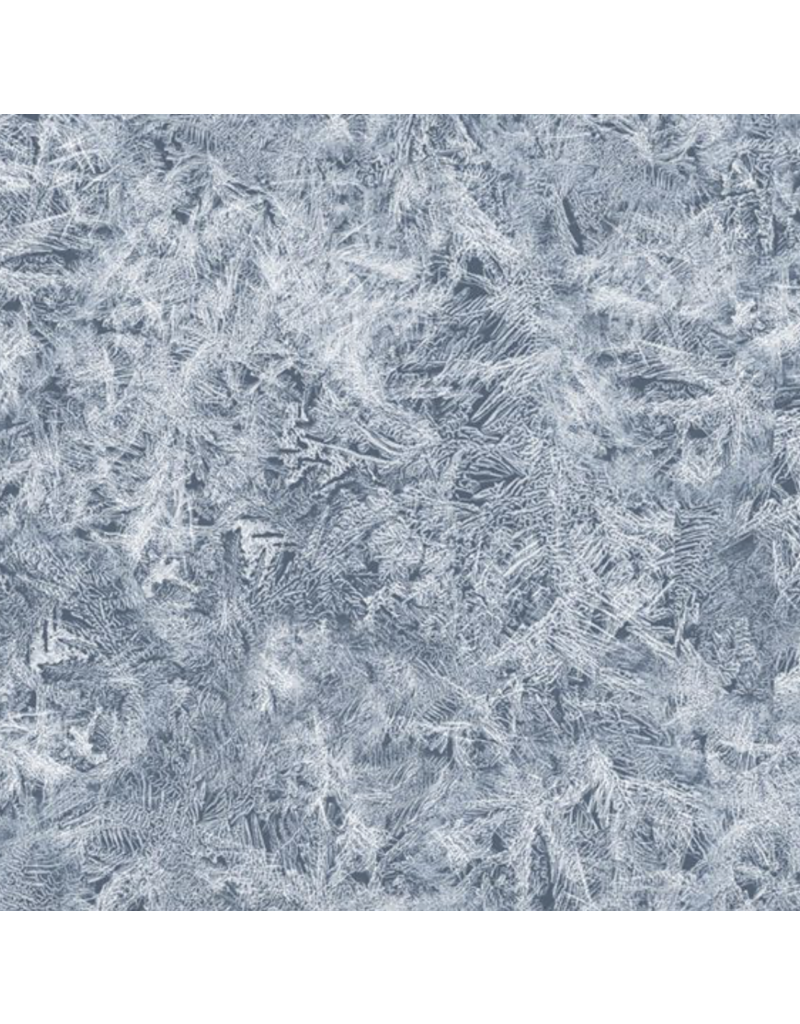 Marcus Fabrics Bentley's Snowflakes -- Ice Crystal Blue