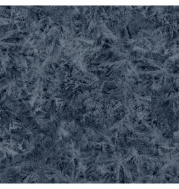 Marcus Fabrics Bentley's Snowflakes -- Ice Crystal Navy