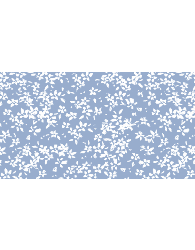 Camelot Fabrics Scattered Petals - Periwinkle