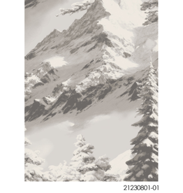 Camelot Fabrics Misty Mountain Soft Grey