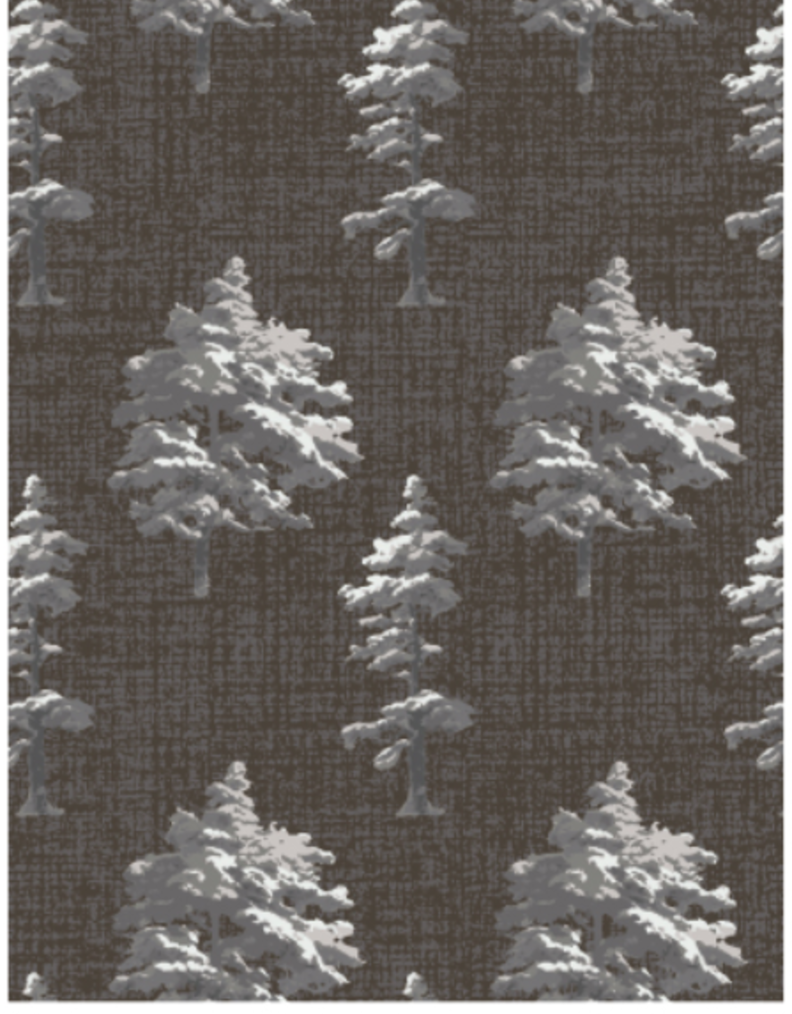 Camelot Fabrics Misty Mountain Tranquil Trail Dk Brown