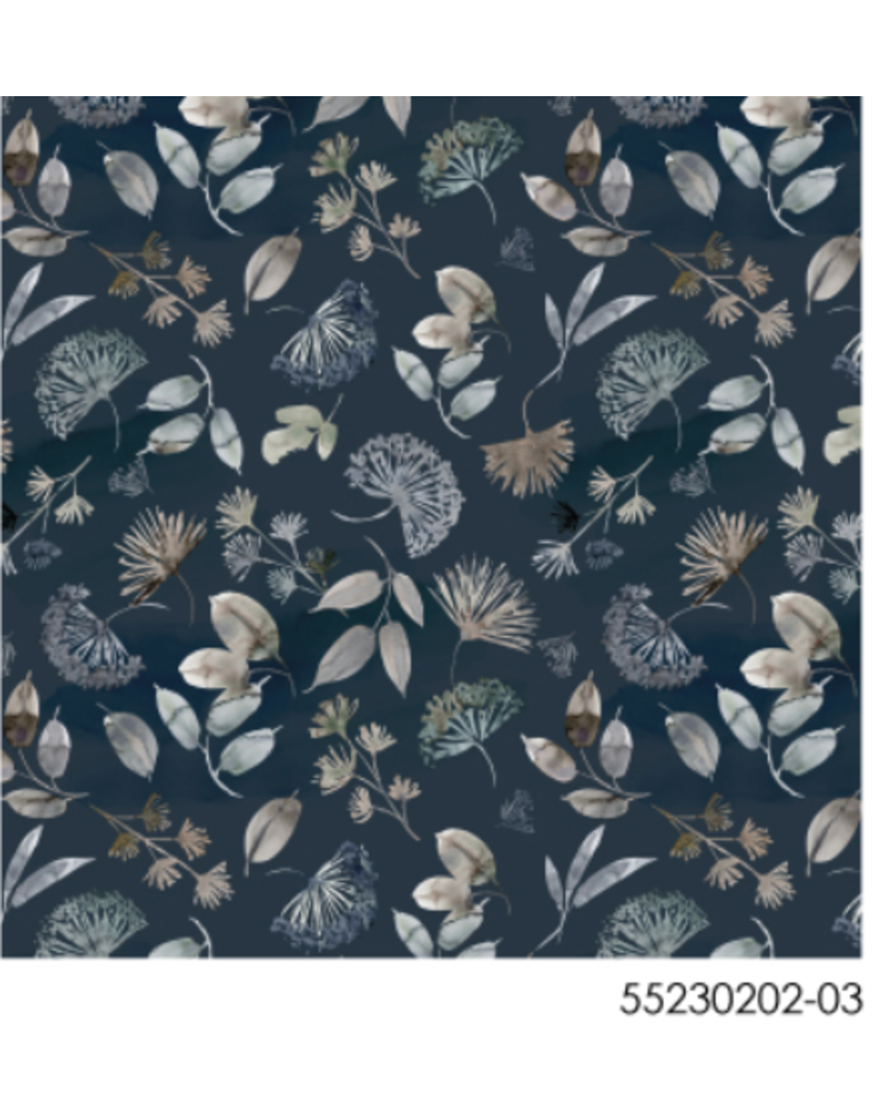 Camelot Fabrics Mood Garden - Pressed Leaves