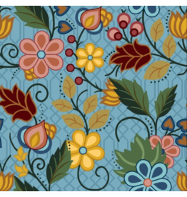 Native Floral - Blue  SG-0004