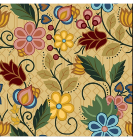 Native Floral - Light Mustard SG-0004