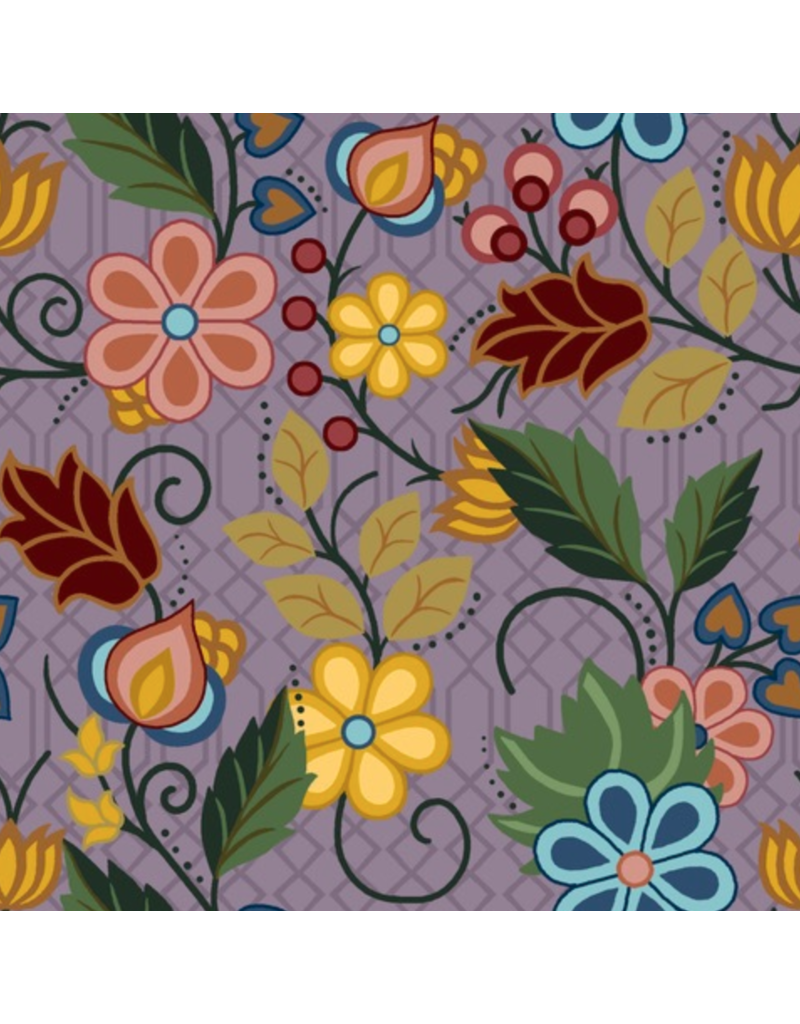 Native Floral - Purple SG-0004
