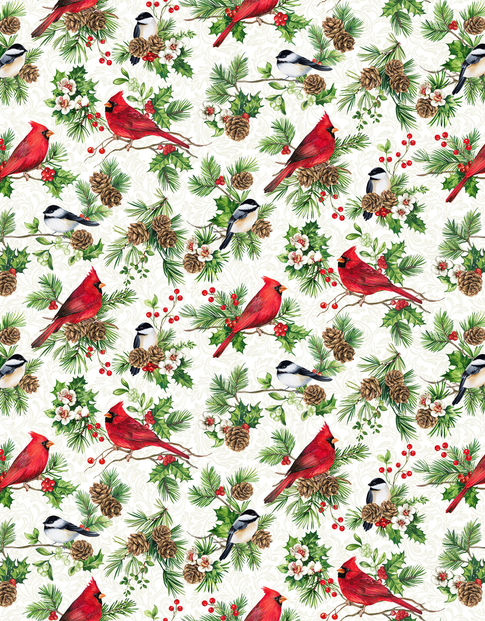 Northcott Yuletide Traditions - Birds  DP26107-10