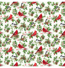 Northcott Yuletide Traditions - Birds  DP26107-10