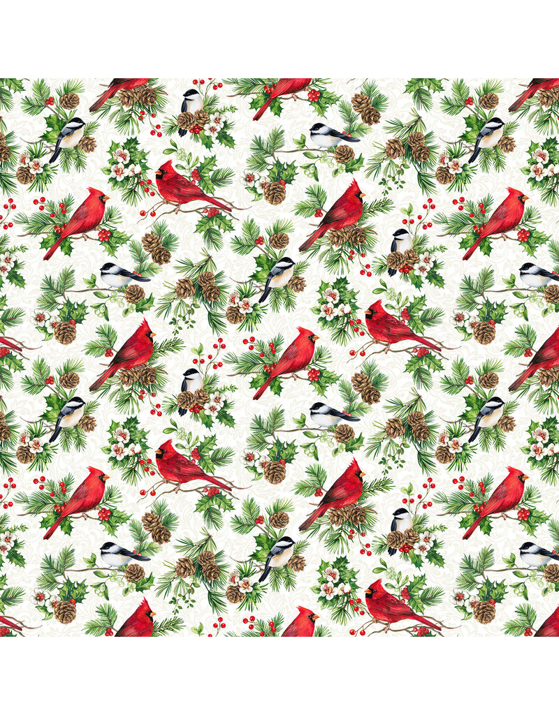 Northcott Yuletide Traditions - Birds  DP26107-10