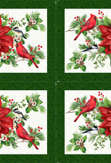 Northcott Yuletide Traditions - Placemat Panel  DP26114-10