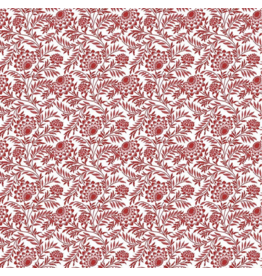 Timeless Treasures Elegant  Floral Red CD2357