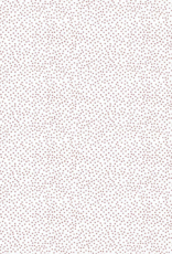 Timeless Treasures Redwork Dots  White CD3105