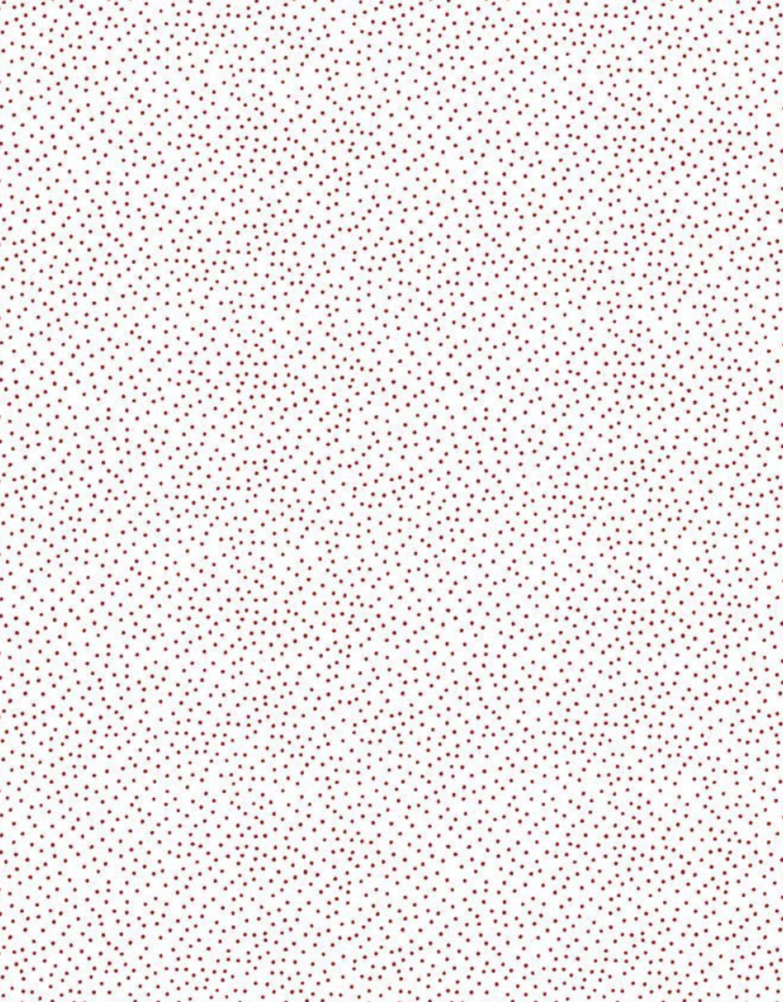 Timeless Treasures Redwork Dots  White CD3105