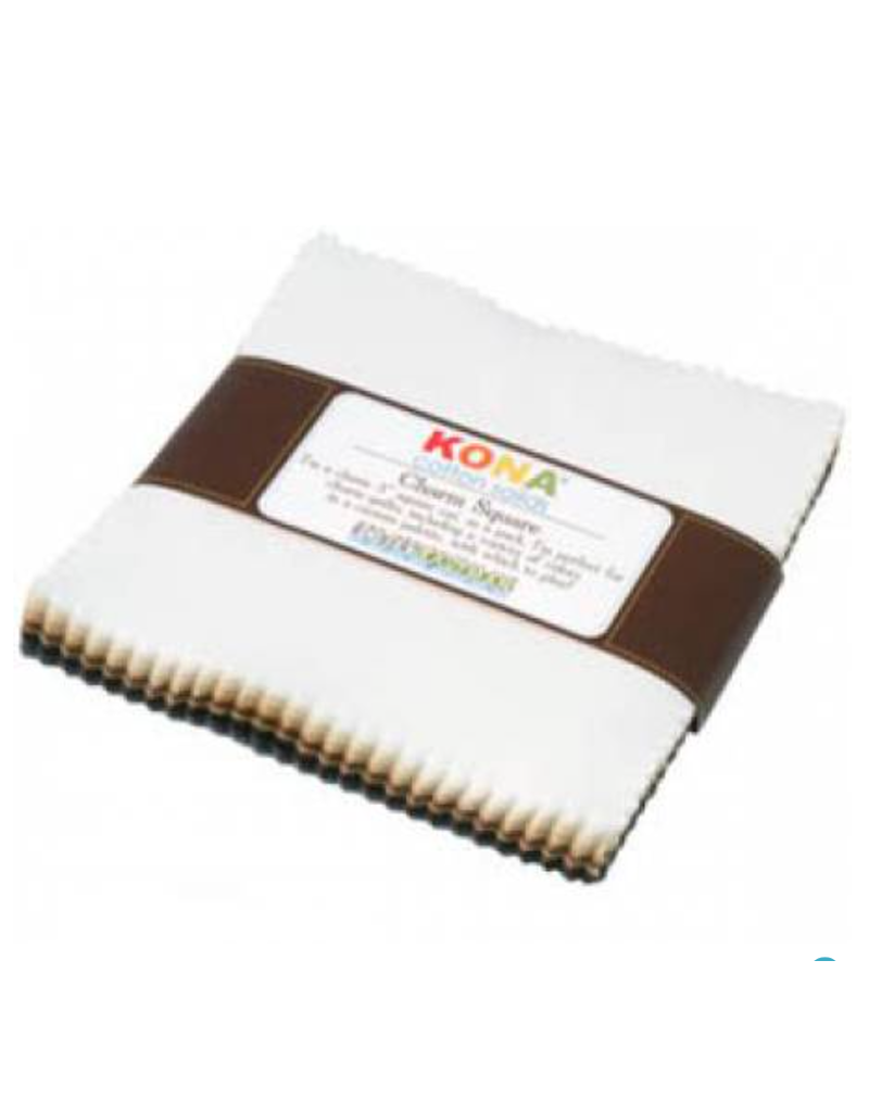 Kona Cotton Neutrals Palette - Charm Pack