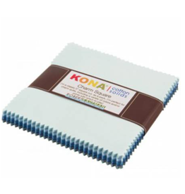 Kona Cotton Overcast- Charm Pack