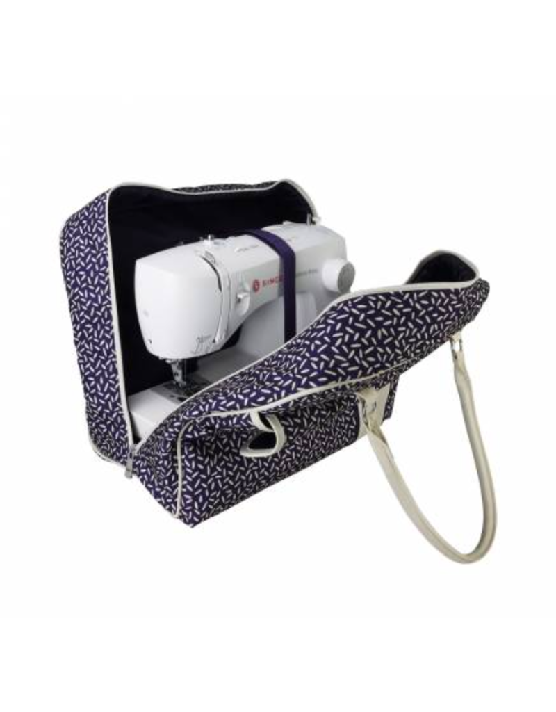 Sewing Machine Carry Tote Plum Confetti