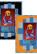 Northcott Sacred Earth Quilt Kit (Orange Background) 53"x71"