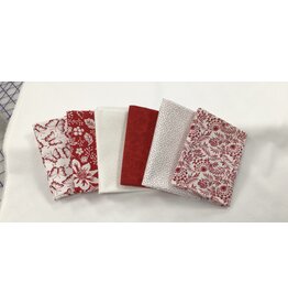 Redwork Fat Quarter Bundle (6)