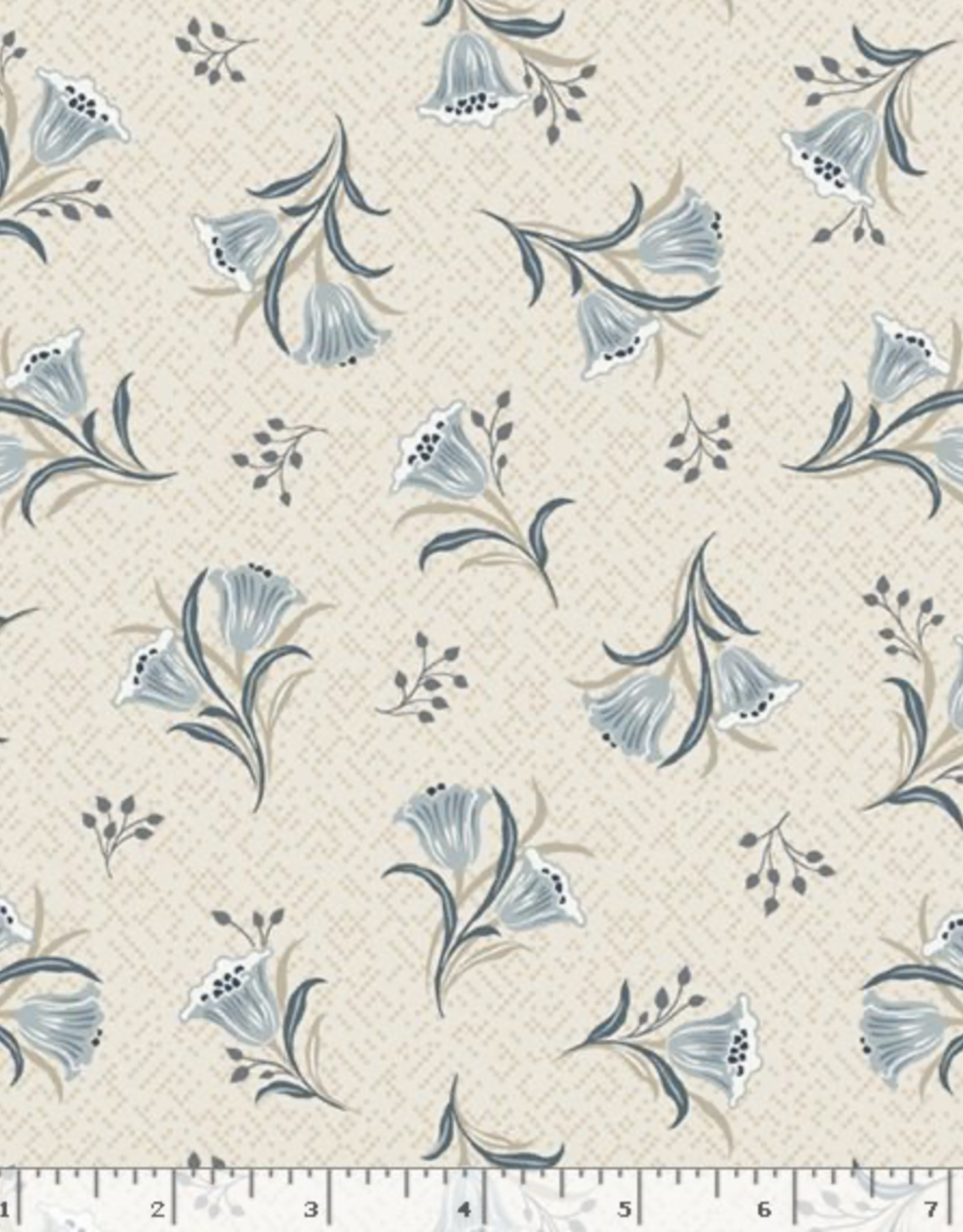 Marcus Fabrics Nouveau Tipsy Tulips - Beige