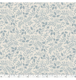 Marcus Fabrics Nouveau Leaf Sprigs - Sky