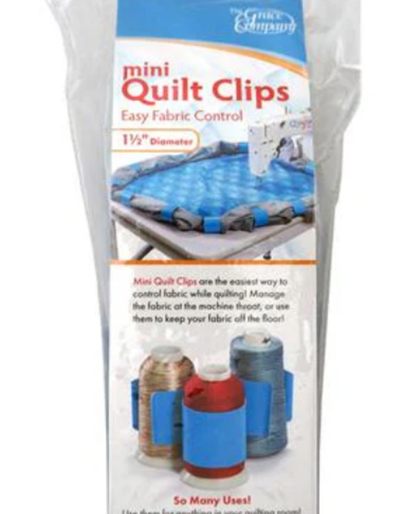 Mini quilt clips 1.5 inch - BLUE