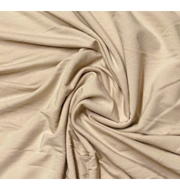 Soft and Stretchy Bamboo French Terry fabric - Beige