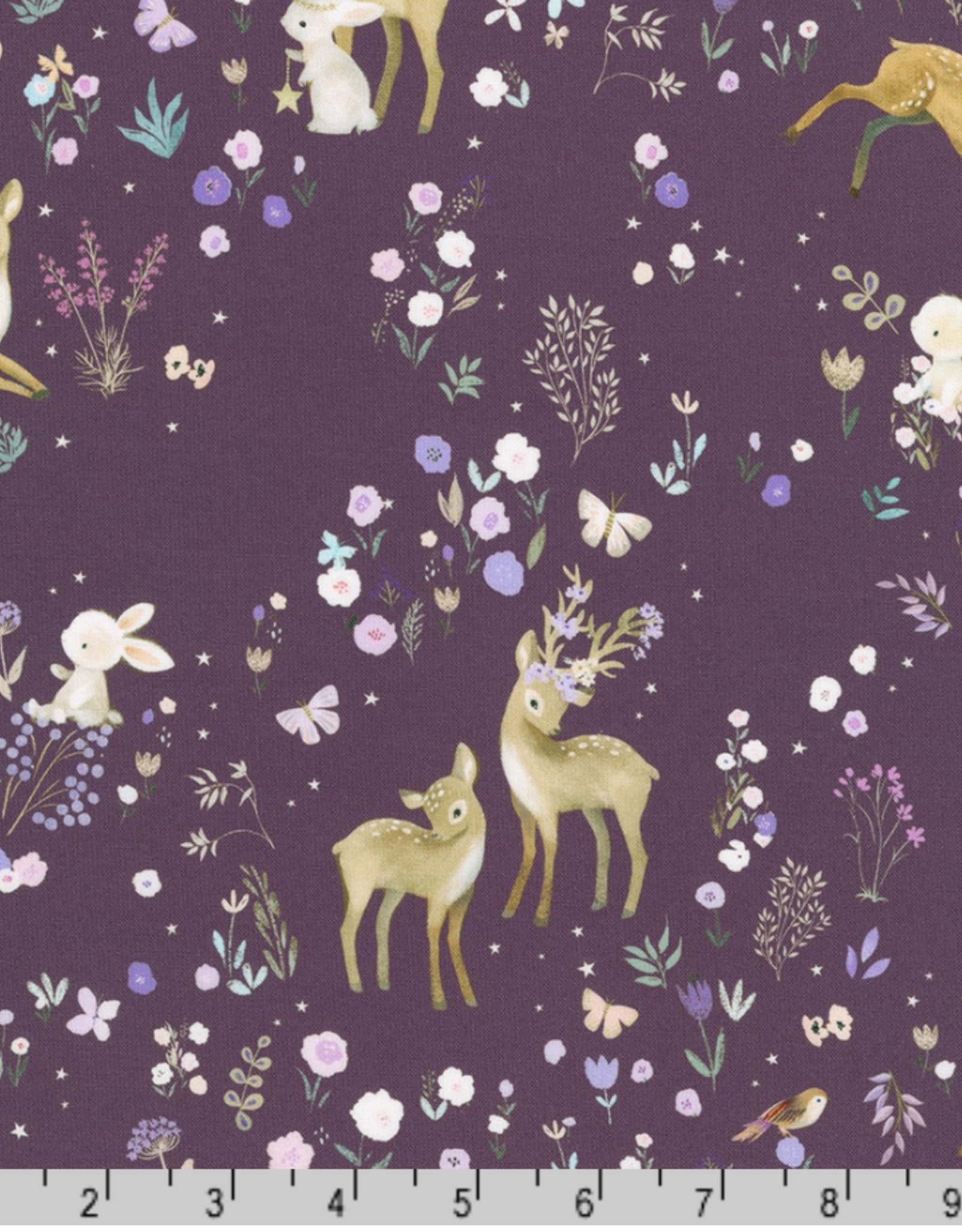 Robert Kaufman Deer Wilds - Plum 22714