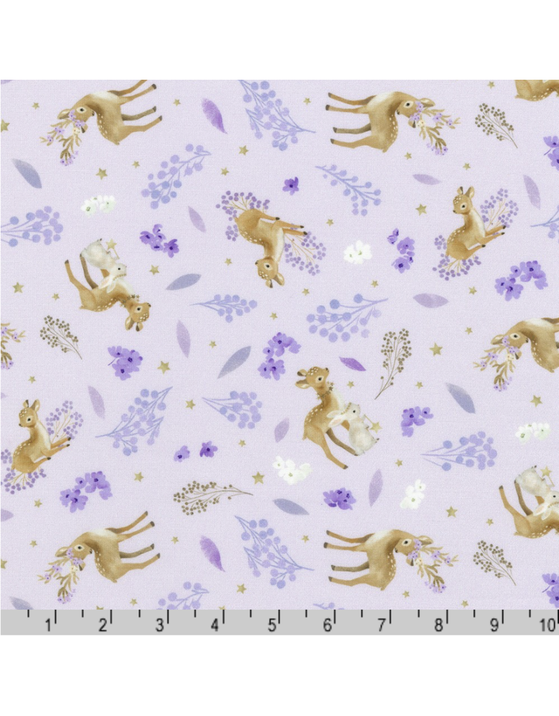 Robert Kaufman Deer Wilds - Lavender 22717-23