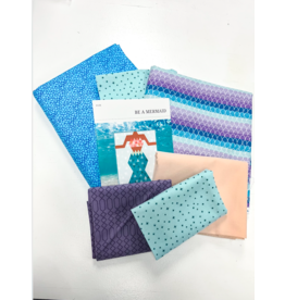 Be a Mermaid Quilt Kit 63" x 90". Backing not included