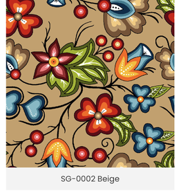 Native Floral 2 - Beige - SG0002
