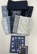 Marcus Fabrics Bentley's Snowflakes Panel Quilt Kit (65" x 73") Backing not included