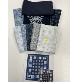 Marcus Fabrics Bentley's Snowflakes Panel Quilt Kit (65" x 73")