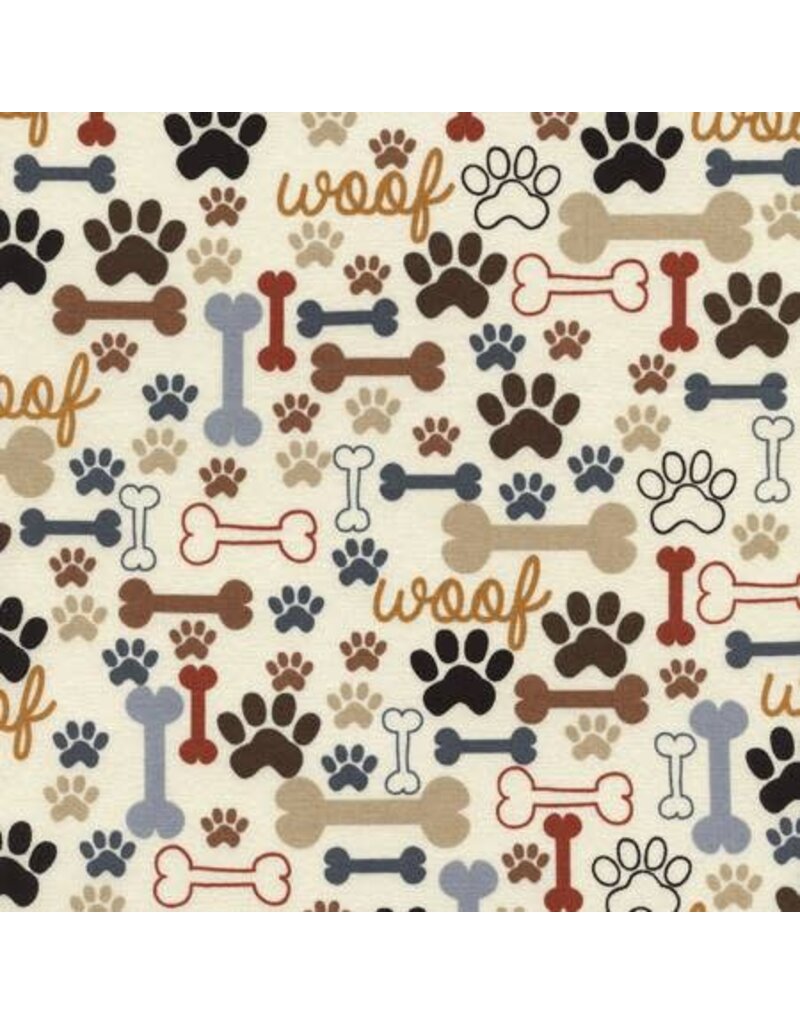 Timeless Treasures Bones & Paws - CD2372