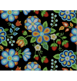 Elisabeth's Studio Beaded Strawberries - Black ES594