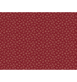 Marcus Fabrics Paula's New Companion-Flower Toss - RED