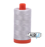 Aurifil Mako Cotton Thread Solid 50wt - Aluminum (2615)