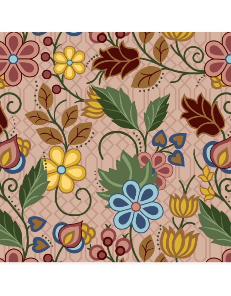 Native Floral - Dusty Pink  SG-0004