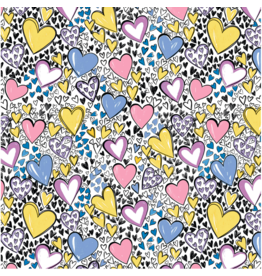 Camelot Fabrics MystiCat Hearts