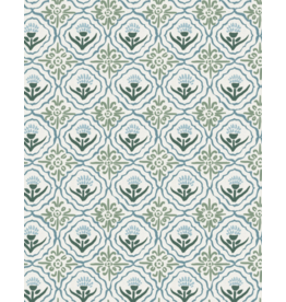 Camelot Fabrics Garden Seeds - Tulip Tiles Multi