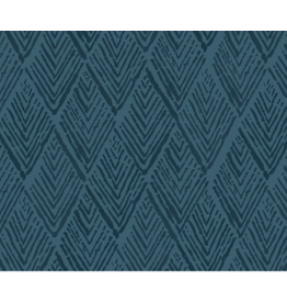 Camelot Fabrics Garden Seeds - Geo - Navy