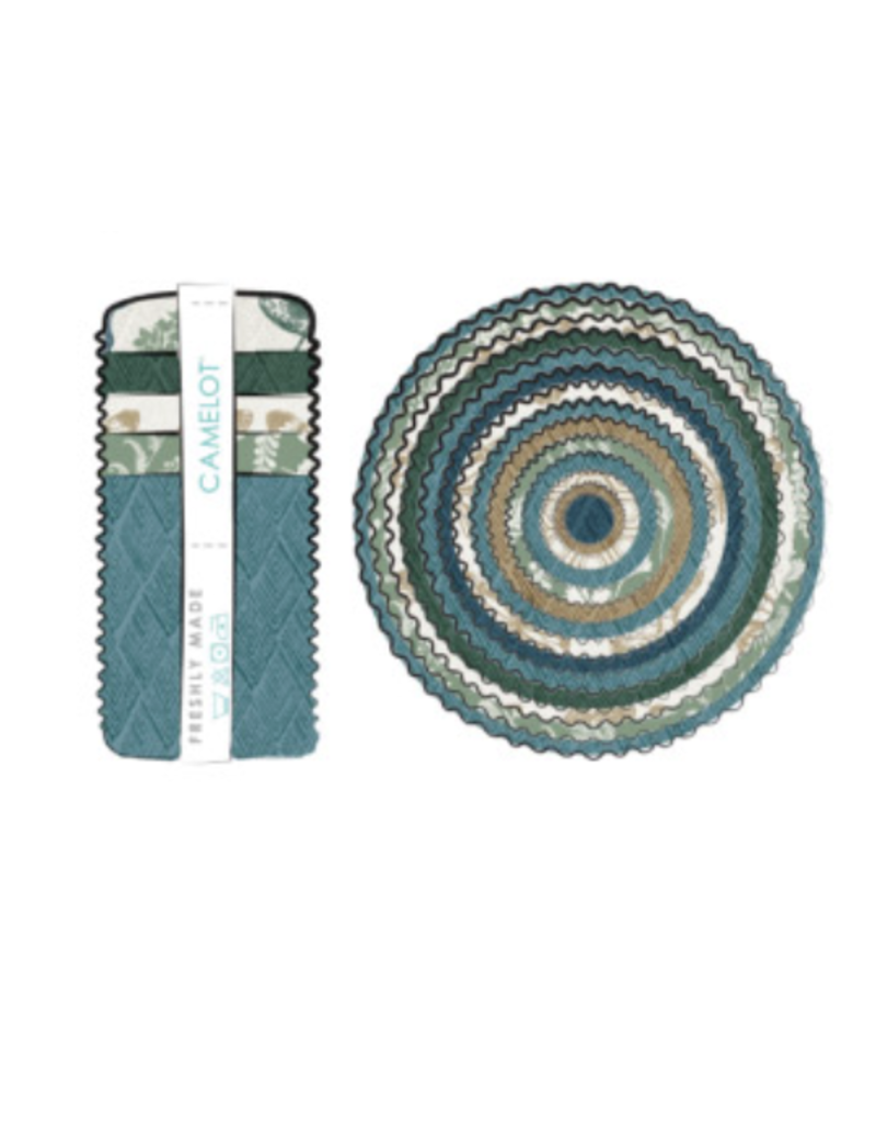 Camelot Fabrics Garden Seed Jelly Roll